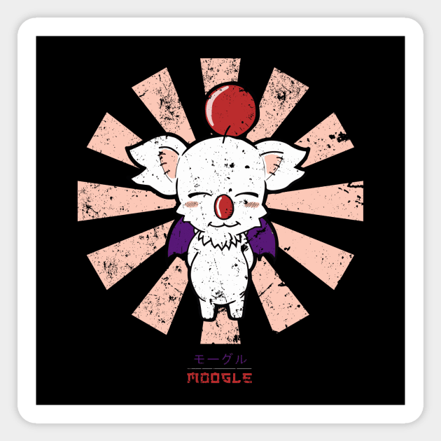 Moogle Retro Japanese Final Fantasy Sticker by Nova5